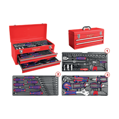 EMTOP ชุดกล่องเครื่องมือช่าง 105 ชิ้น รุ่น EHTS01051
