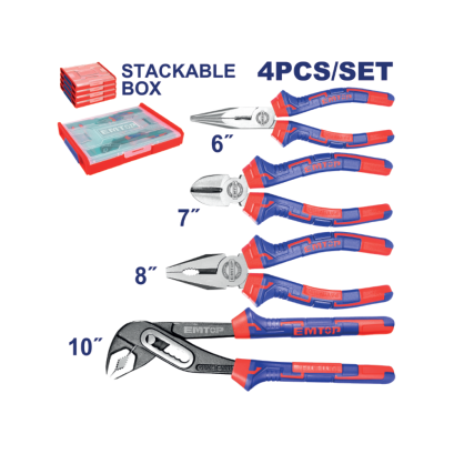 EMTOP ชุดคีม 4 ชิ้น/ชุด รุ่น EHTSV01P04