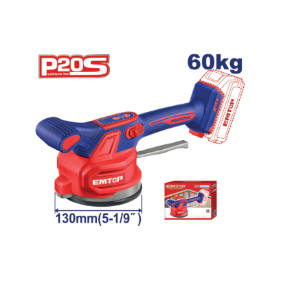 EMTOP เครื่องสั่นกระเบื้องไร้สาย 60 Kg รุ่น EMTVM2001
