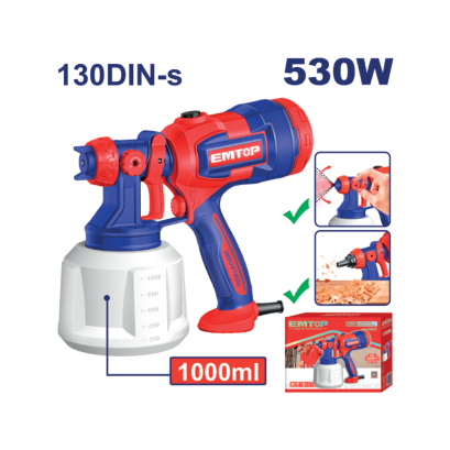 EMTOP กาพ่นสีไฟฟ้า 1000มล. 530 วัตต์ รุ่น ESGN4506