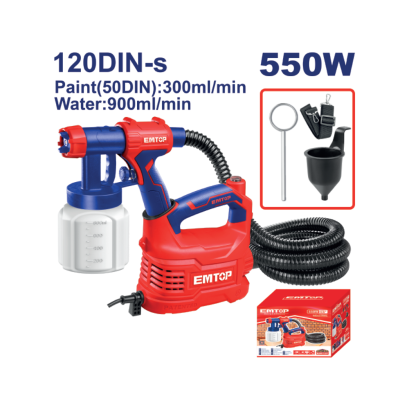 EMTOP กาพ่นสีไฟฟ้า 800 มล. 550 วัตต์ รุ่น ESGN50001