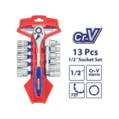ESKT14141 ชุดบล็อกขนาด 1/2 นิ้ว 13 ชิ้น รุ่น ESKT12131