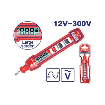 EMTOP ปากกาตรวจจับแรงดันไฟฟ้า 12-300V รุ่น ETPL33001