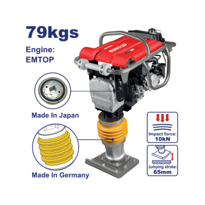 EMTOP เครื่องตบดินกระโดด 79Kg 6.5HP รุ่น ETRR657902