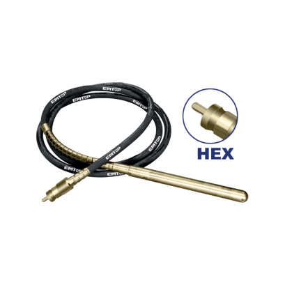 EMTOP สายจี้ปูน 6 เมตร ข้อต่อHEX รุ่น EVPR063802
