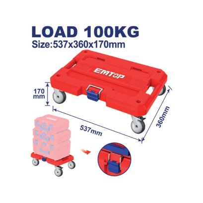 EMTOP ฐานกล่องเครื่องมือ Stack รุ่น EWWB61001