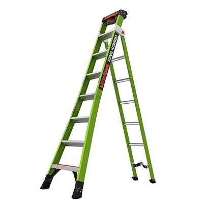 LITTLE GIANT LG13814-071 บันไดไฟเบอร์กลาส 8 STEP King Kombo