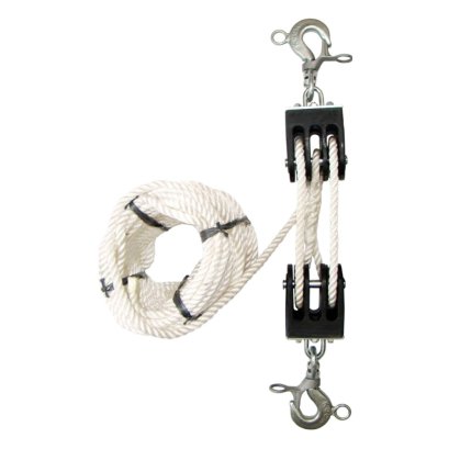 RITZ Complete double block mounted with 38 m rope RC400-0914