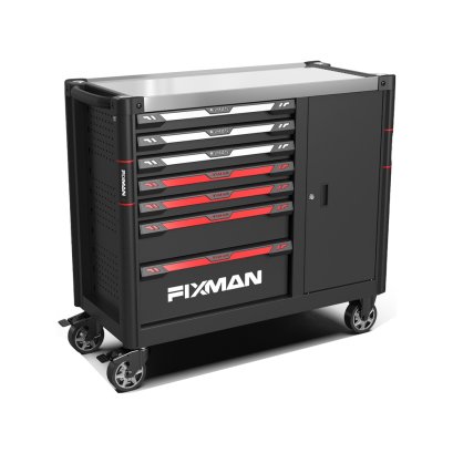 FIXMAN ตู้เครื่องมือช่าง 7 ชั้น มีตู้ข้าง (ตู้เปล่า) H2RM7B