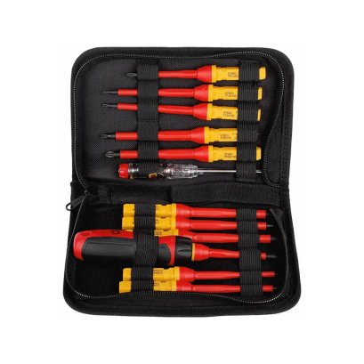 FIXMAN  ไขควงแกนสลับหุ้มฉนวน VDE กันไฟฟ้า 1000V 13ชิ้น รุ่น VDE CT13