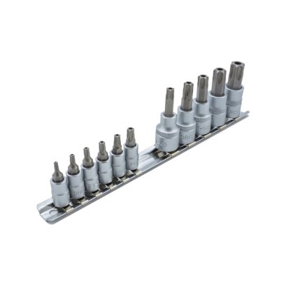 FORCE ชุดลูกบล็อกเดือยโผล่ 1/4"และ3/8" (หัวท็อกซ์) 11ชิ้น รุ่น 2112I