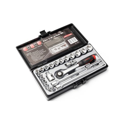 FORCE ชุดลูกบล็อก ขนาด 3/8 นิ้ว 23 ชิ้น รุ่น 3232