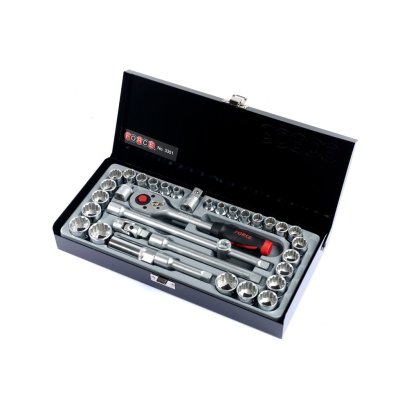 FORCE ชุดลูกบล็อก ขนาด 3/8 นิ้ว 35 ชิ้น (ขนาดมิล+นิ้ว) รุ่น 3351