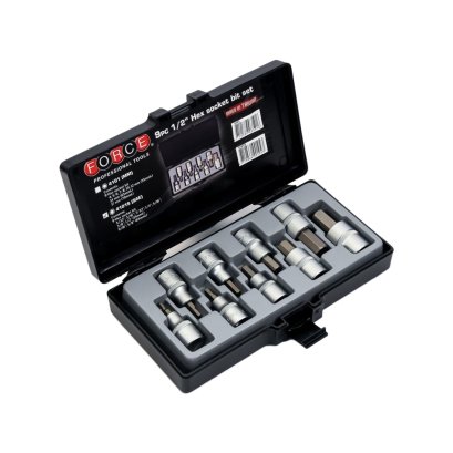 FORCE ชุดลูกบล็อกเดือยโผล่ 6 เหลี่ยม 1/2 นิ้ว 9 ชิ้น รุ่น 4101S