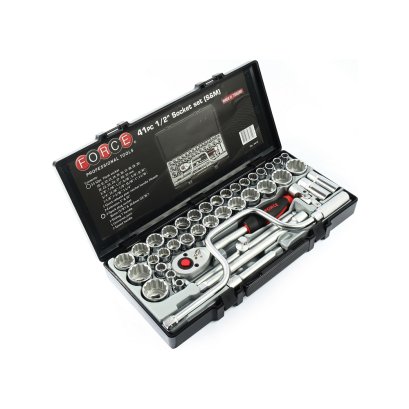 FORCE ชุดลูกบล็อก ขนาด 1/2 นิ้ว 12 เหลี่ยม 41 ชิ้น รุ่น 4412