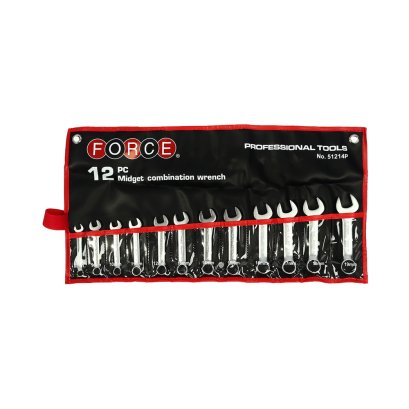 FORCE ชุดประแจแหวนข้างปากตาย 12 ชิ้น รุ่น 51214P