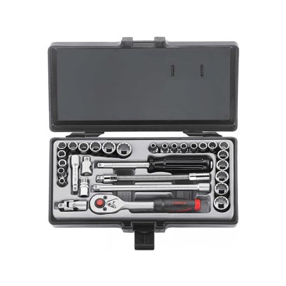 FORCE ชุดลูกบล็อก ขนาด 1/4 นิ้ว 12 เหลี่ยม 31 ชิ้น รุ่น 2312