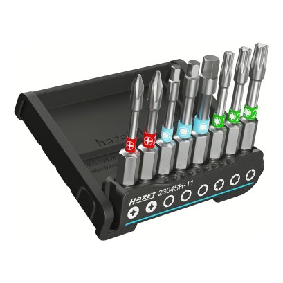 HAZET ชุดดอกไขควง SmartHolder 8 ชิ้น/ชุด รุ่น 2304SH-11