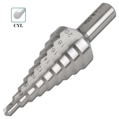 HELLER ดอกสว่านเจดีย์ HSS STEP DRILL BIT