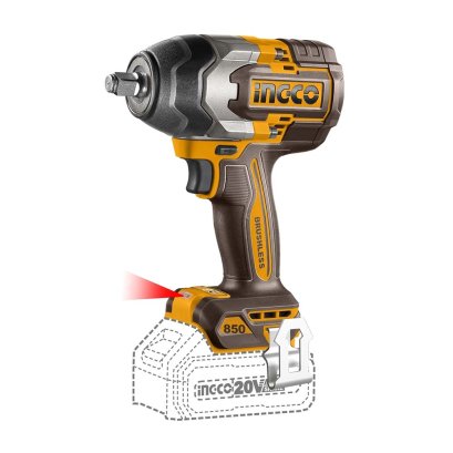 INGCO บล็อกกระแทกไร้สาย 20 โวลต์ 1/2 นิ้ว รุ่น CIWLI2085