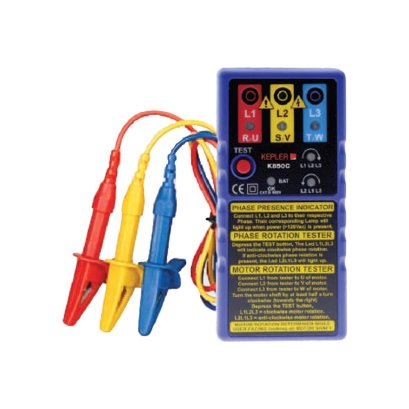 KEPLER เครื่องตรวจสอบแรงดันไฟฟ้า 3 เฟส (Phase indicator) รุ่น K850C