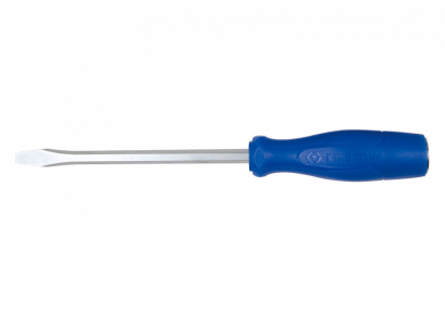 KINGTONY Go Thru Slotted Screwdriver ไขควงแกนทะลุ ด้าม PVC ปากแบน