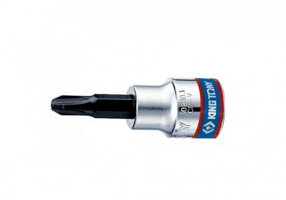 KINGTONY ลูกบล็อกหัวไขควง รู3/8” ปากแฉก ขนาด 2mm. ถึง 4mm.