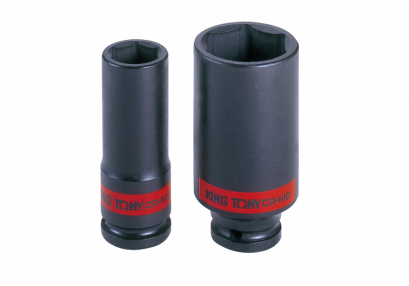 KINGTONY ลูกบล็อกลม ยาว รู 1/2” 6เหลี่ยม (ระบบนิ้ว)