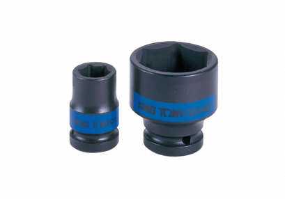 KINGTONY ลูกบล็อกลม สั้น รู 1/2” 6เหลี่ยม (ระบบมิล)