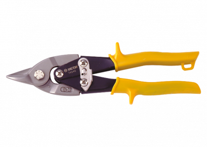 KINGTONY 74040 กรรไกรตัดสังกะสี (ตัดตรงปากสั้น)