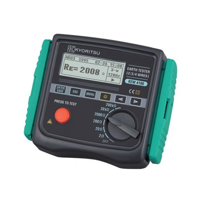 KYORITSU เครื่องทดสอบความต้านทานดิน (4 Wire Digital Earth Testers) รุ่น KEW 4106