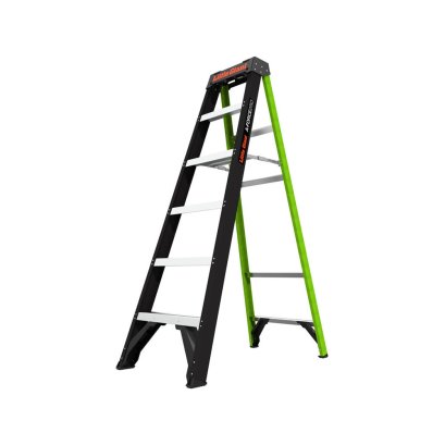 LITTLE GIANT บันไดไฟเบอร์กลาส A-FORCE250 6 ฟุต รุ่น 15766-001