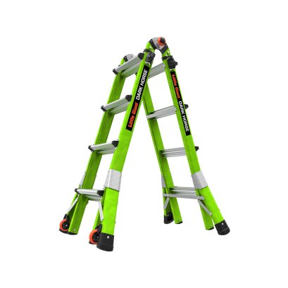 LITTLE GIANT บันไดไฟเบอร์กลาส DARK HORSE2.0 17 ฟุต รุ่น 16117-001