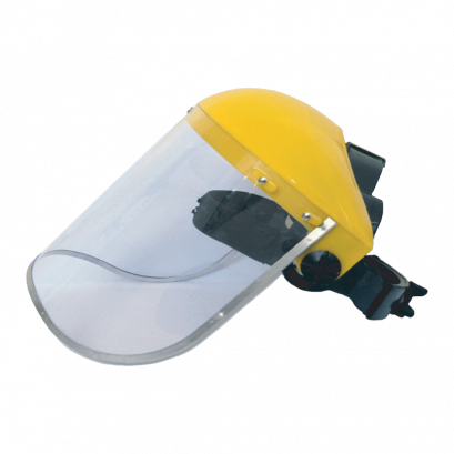 LONGWELL FACE SHIELD M-8 หน้ากากกันสะเก็ด สีเหลือง