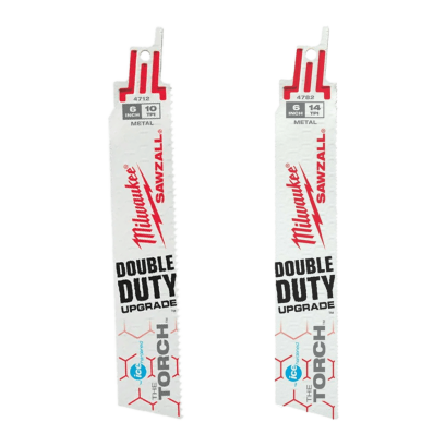MILWAUKEE ใบเลื่อยซอว์ซอลตัดเหล็ก 6" TORCH Ice Hardened (5 ใบ)
