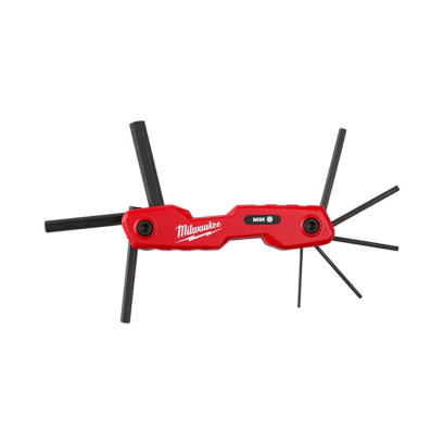 48-22-2182 ประแจหกเหลี่ยมแบบพับเก็บ 8 ชิ้น/ชุด