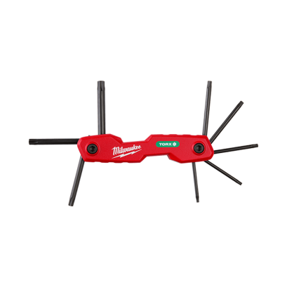 48-22-2184 ประแจหกเหลี่ยมหัวทอร์คแบบพับเก็บ 8 ชิ้น