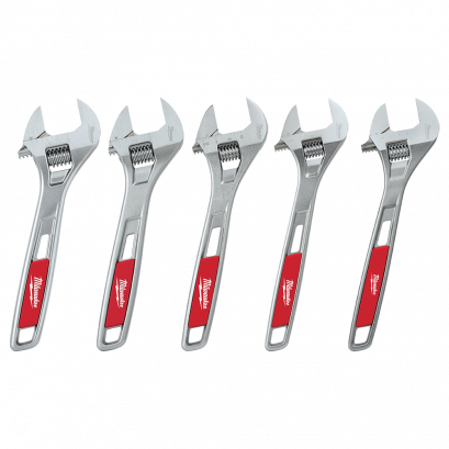 MILWAUKEE ประแจเลื่อน ขนาด 6 , 8 , 10 , 12 , 15 นิ้ว