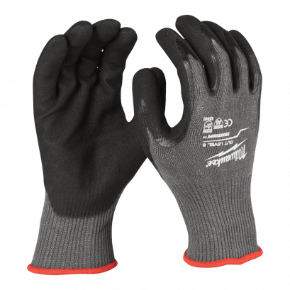 MILWAUKEE ถุงมือกันบาด Cut Level 5 Dipped Gloved