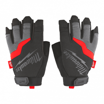 MILWAUKEE ถุงมือทำงาน FINGERLESS GLOVES