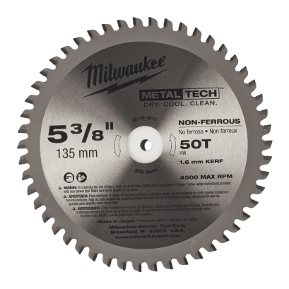 MILWAUKEE ใบเลื่อยวงเดือนตัดเหล็ก 135 มม. รุ่น 48-40-4075