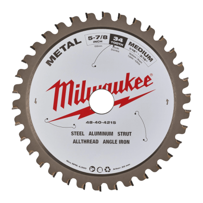 MILWAUKEE ใบเลื่อยวงเดือนตัดเหล็ก 149 มม. รุ่น 48-40-4215