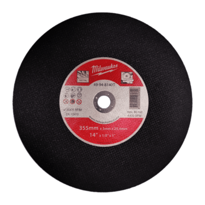 49-94-8140A ใบตัด 14 นิ้ว 355 X 3 X 25.4 มม. MILWAUKEE
