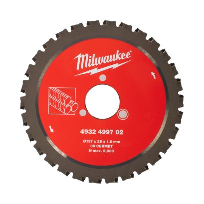 MILWAUKEE 4932499702 ใบตัดเหล็กเส้น 137 มม. 30 ฟัน