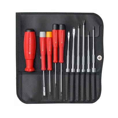 PB Swiss Tools ชุดไขควง 11 ชิ้น พร้อมซองหนัง รุ่น PB8220