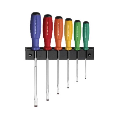 PB SWISS TOOLS ชุดไขควงปากแบน 6ชิ้น/ชุด รุ่น PB 8240 RB