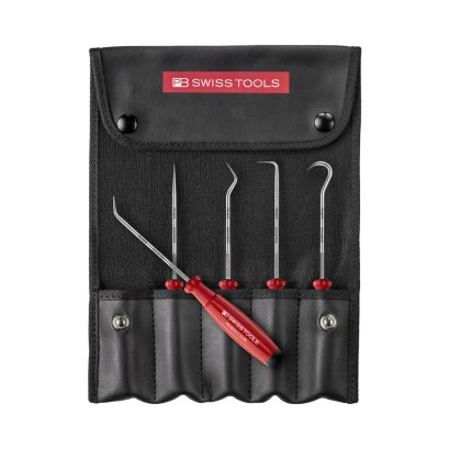 PB Swiss Tools ขอเกี่ยวโอริง 5 ตัว พร้อมซองหนัง รุ่น PB8685