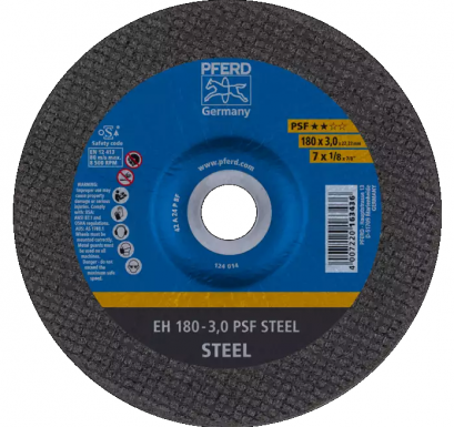 PFERD EH 180-3,0 PSF STEEL ใบตัดเหล็ก 7 นิ้ว ตราม้าลอดห่วง