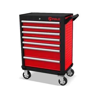 POLO ตู้เครื่องมือ 7 ลิ้นชัก รับน้ำหนัก 40กก./ชั้น รุ่น P561-2825