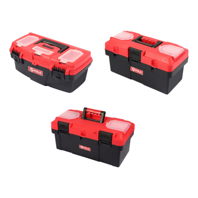 POLO กล่องเครื่องมือพลาสติก ขนาด 12.4, 14, 16, 18 นิ้ว